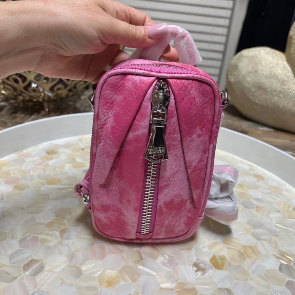 New Without Tag! Aimee Kestenberg Tamitha Pink Tie Dye Crossbody